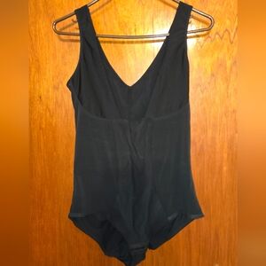 Ashley Stewart Black Shapewear Lingerie Bodysuit WYOB